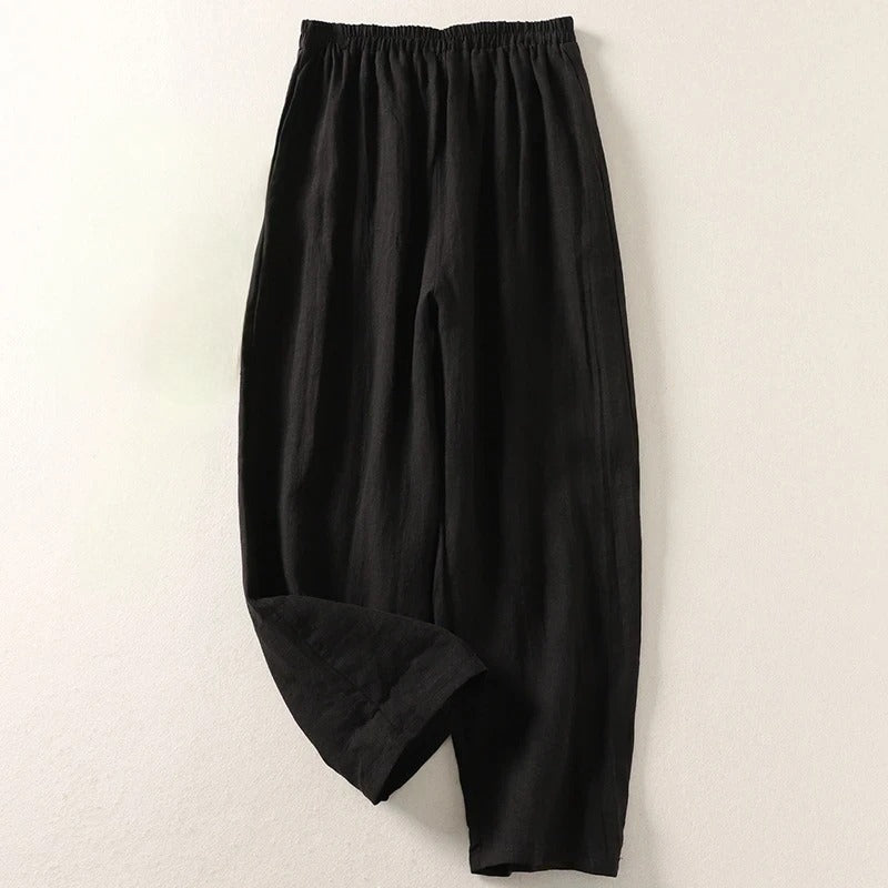 Amalia™ | Cotton & Linen Wide-Leg Pants