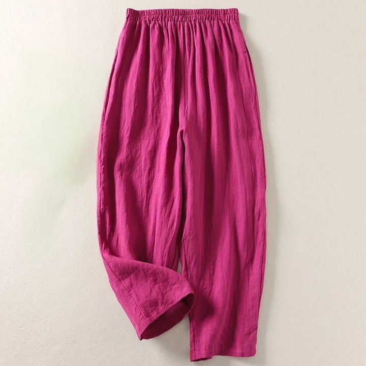 Amalia™ | Cotton & Linen Wide-Leg Pants