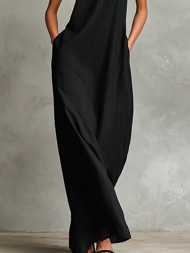 Maxi Dress with Side Pockets
