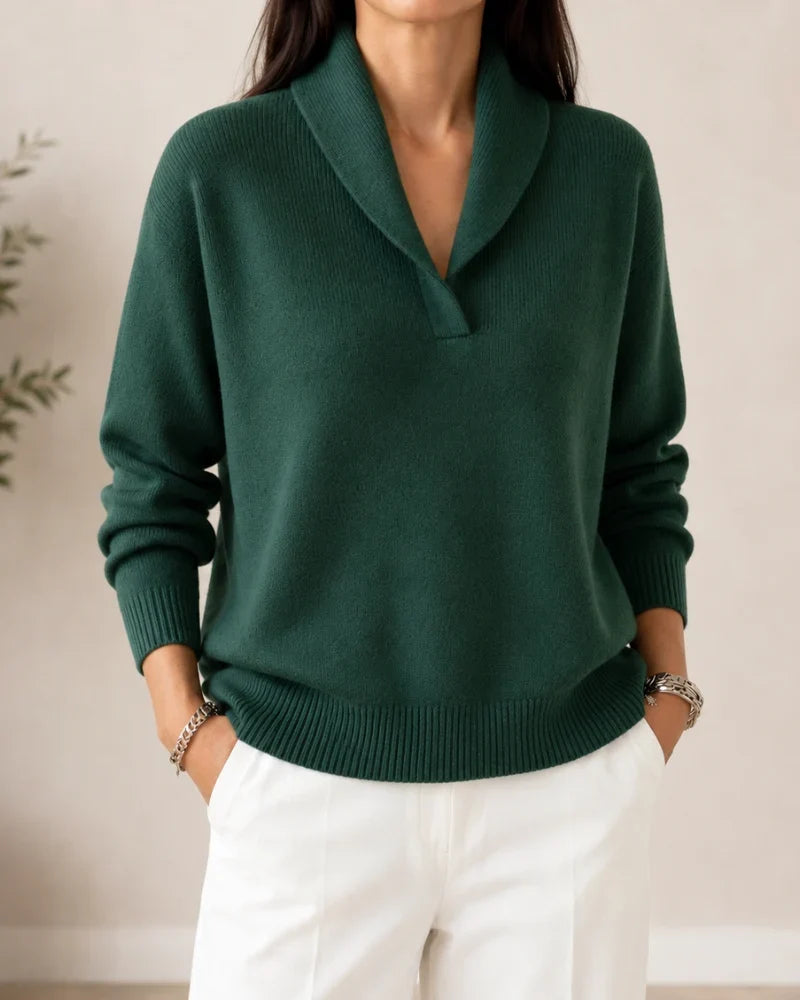 Soft V-Neck Jumper for Women