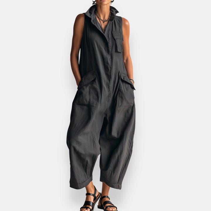 Odile | Sleeveless oversized jumpsuit