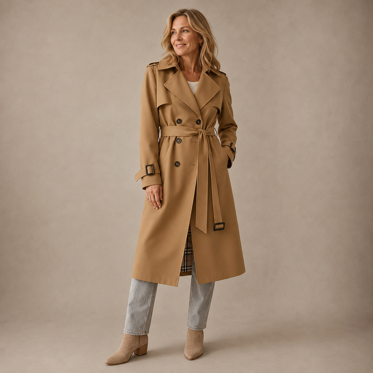 Iris | Classic Trench Coat for Women