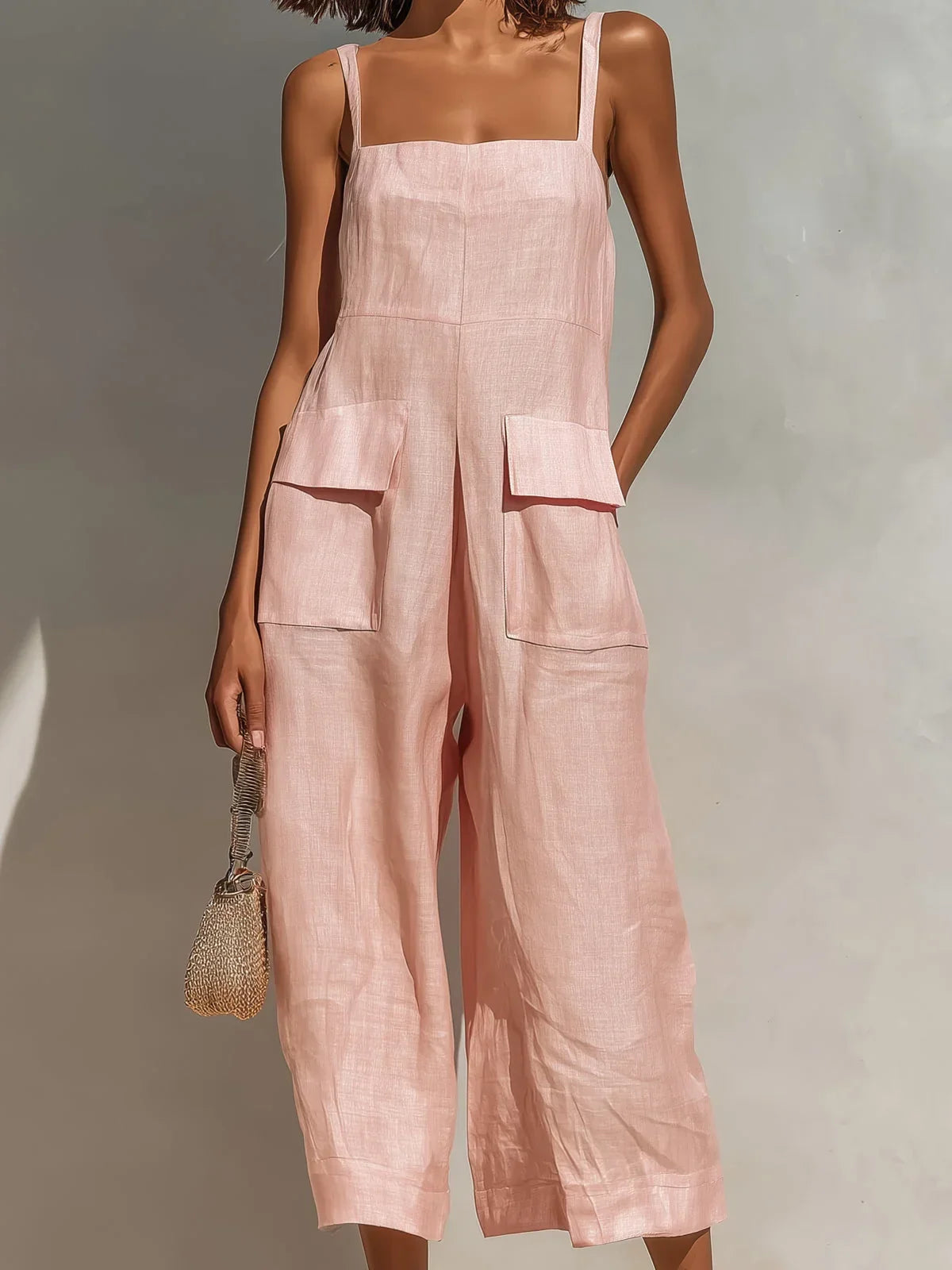 Mercedes Elegant Mono Linen and Cotton Blend