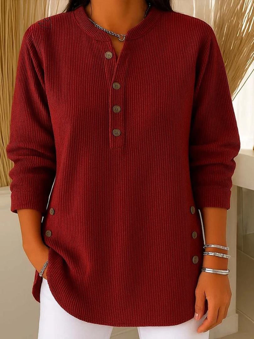 Neva™ | Button Henley Tunic