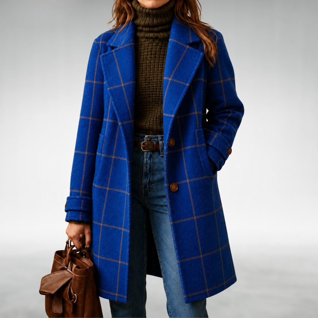 Lauren Classic Checkered Coat