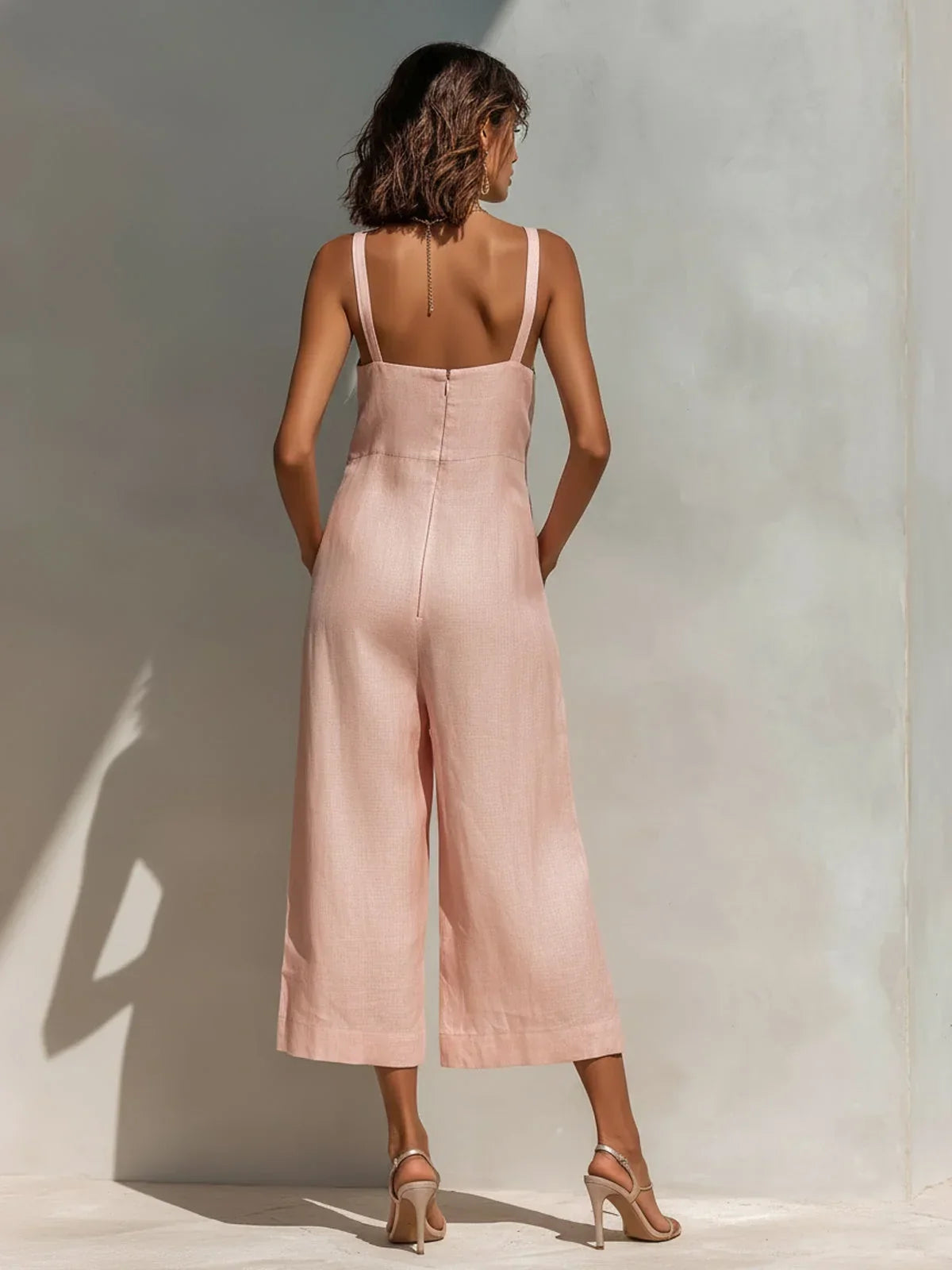 Mercedes Elegant Mono Linen and Cotton Blend