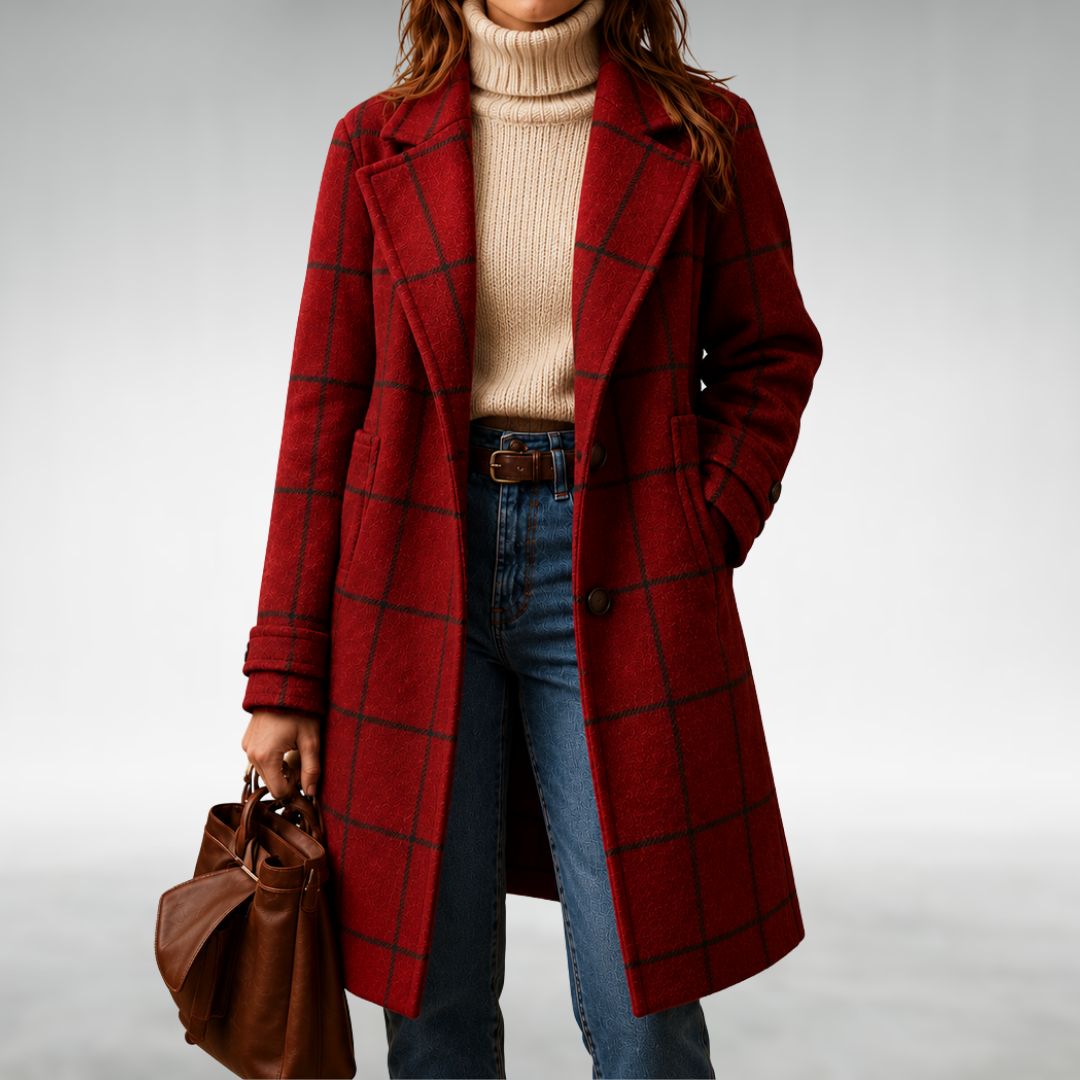 Lauren Classic Checkered Coat