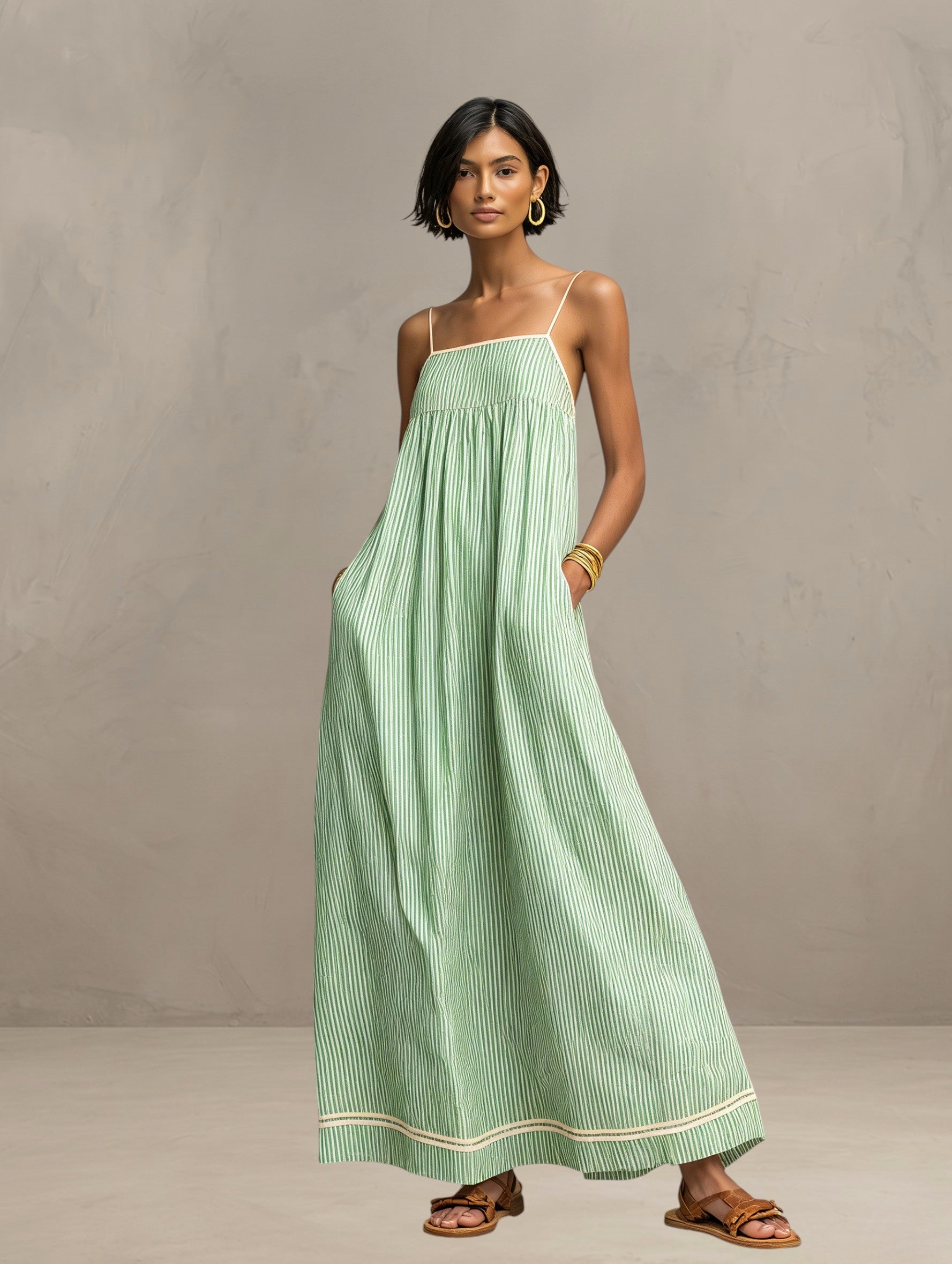 PAMELA | FLOWING SUMMER MAXI DRESS