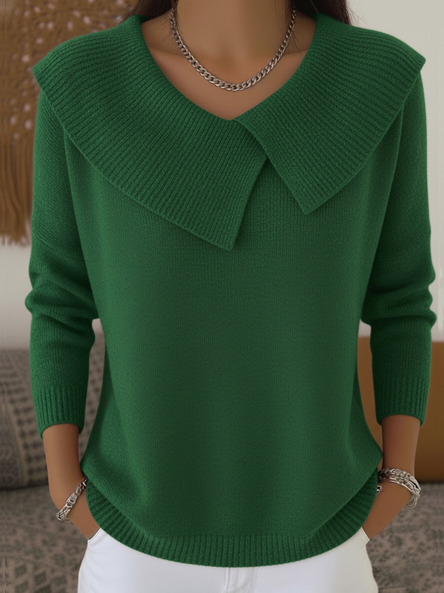 Leighton – Warm Foldover Neck Sweater
