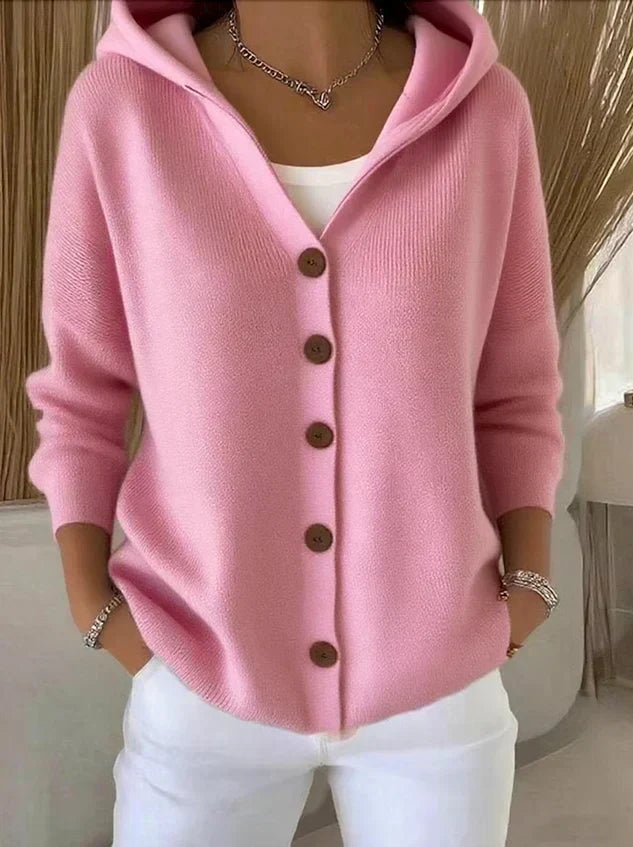 Everly – Hooded Knit Cardigan