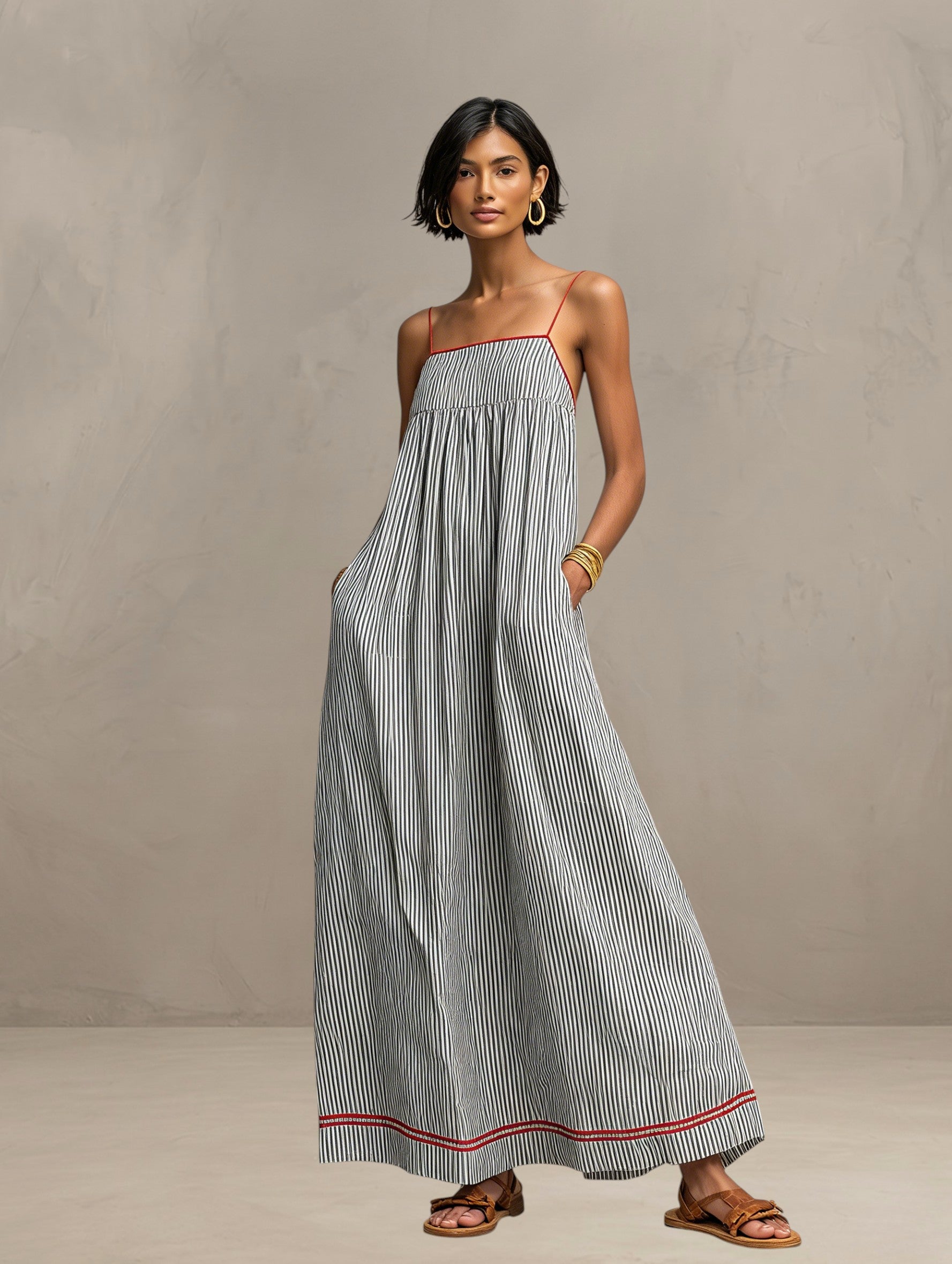 PAMELA | FLOWING SUMMER MAXI DRESS