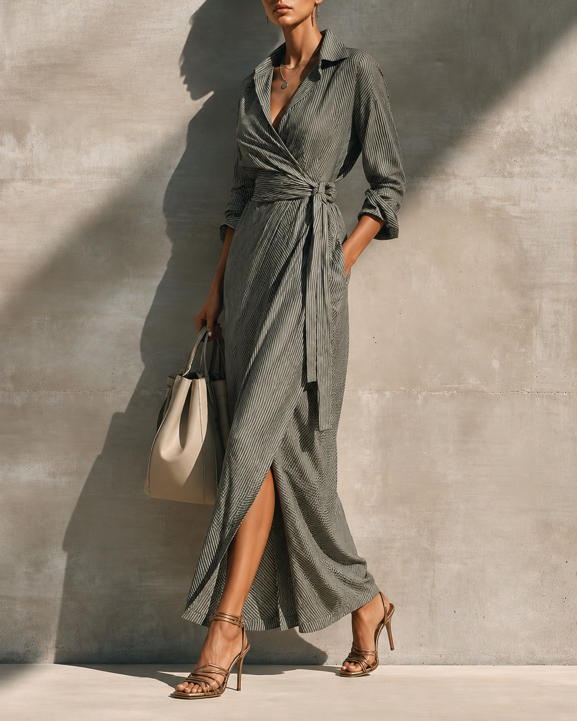 Blessie | Long Shirt Dress