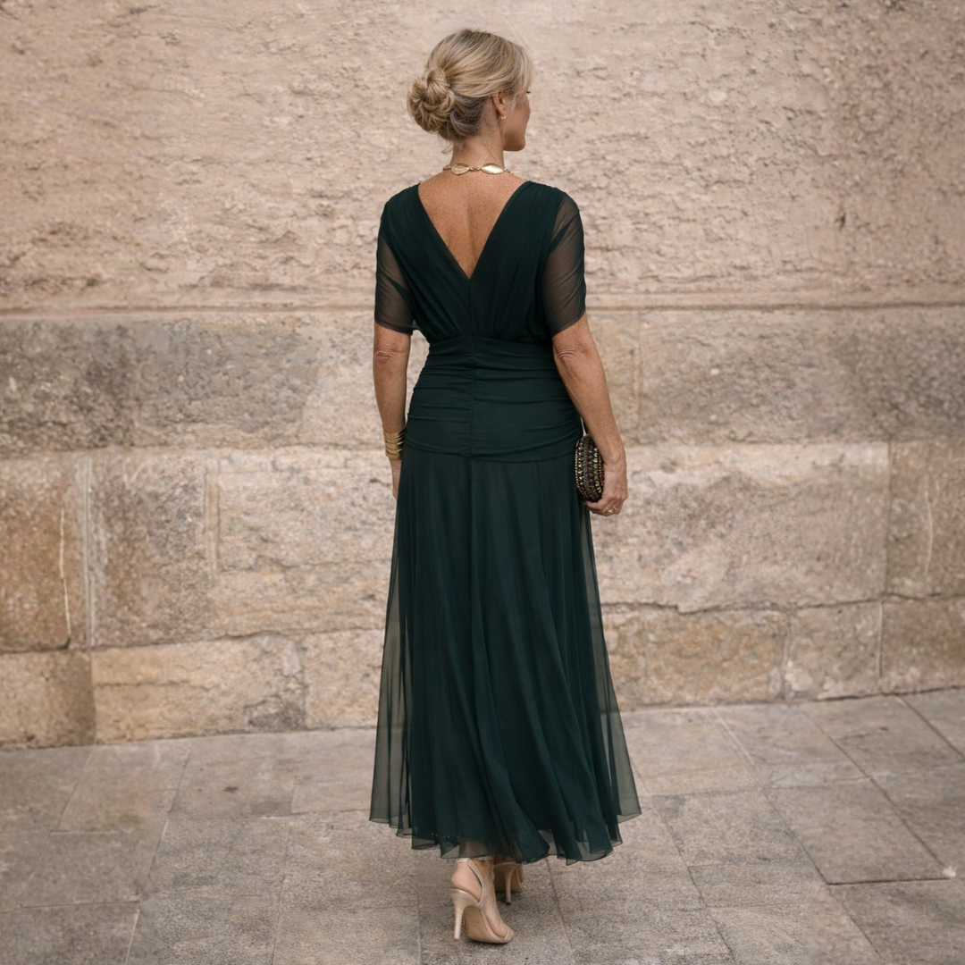 Morgan | Elegant Green Dress