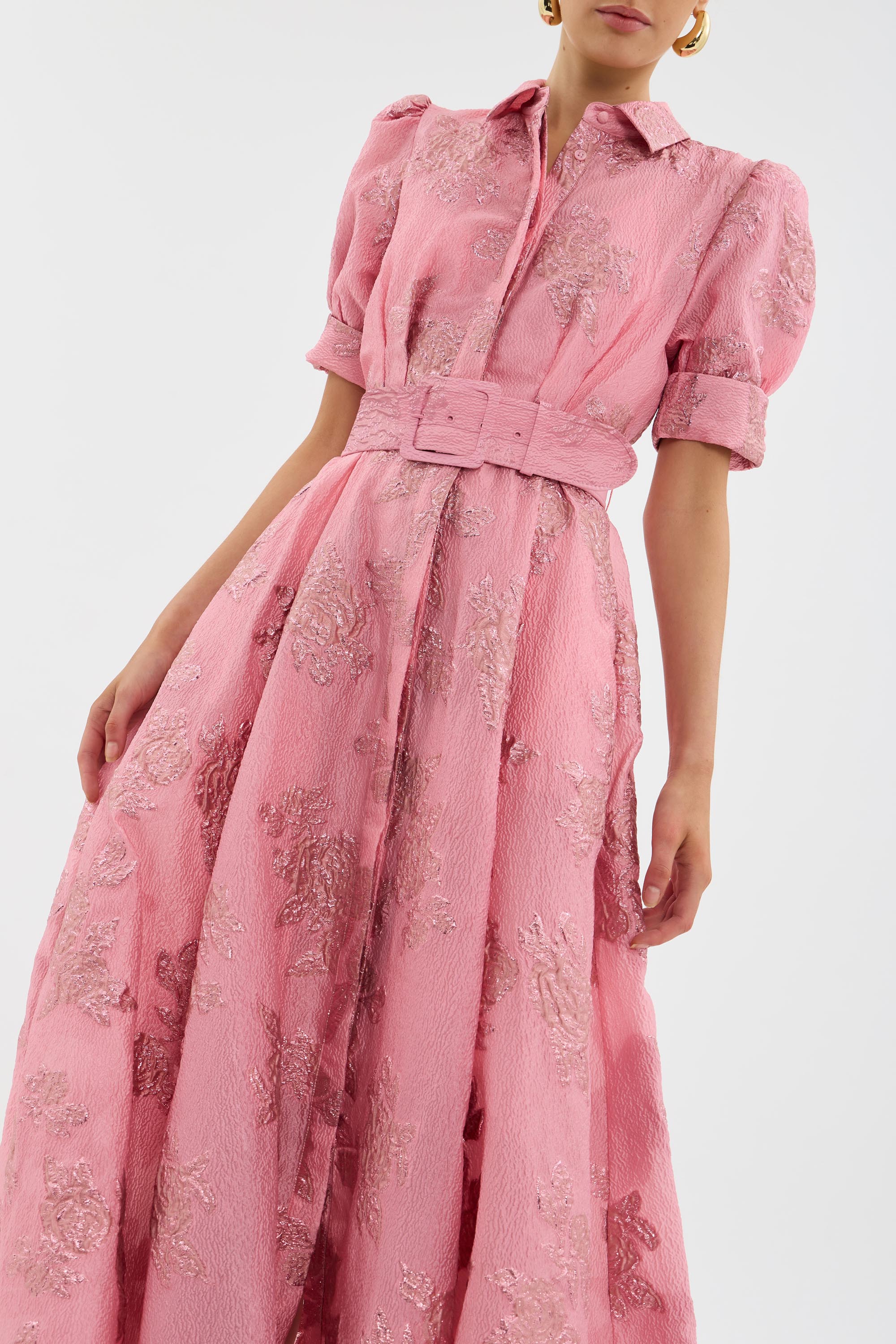 Aria | Short Balloon-Sleeve Dress