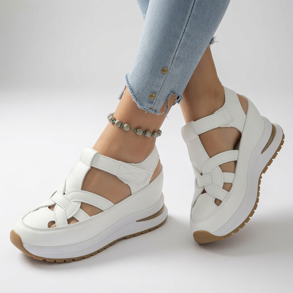 Aurélisse™ – Ergonomic Platform Sandals for Summer Comfort
