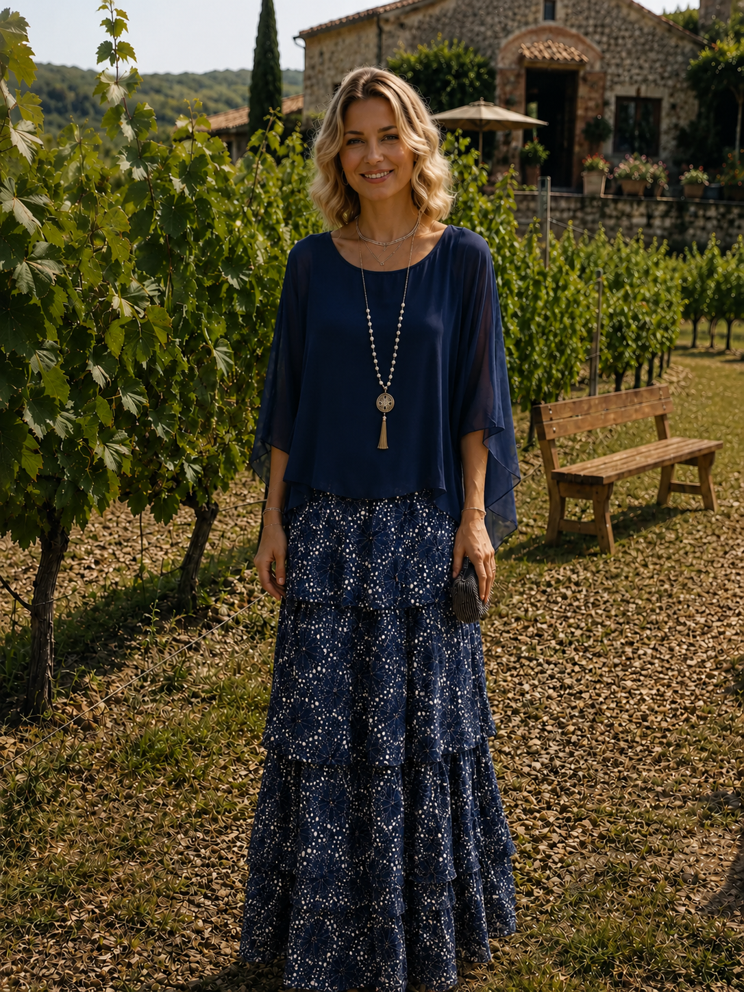 Lara™ | Elegant Flowing Maxi Dress