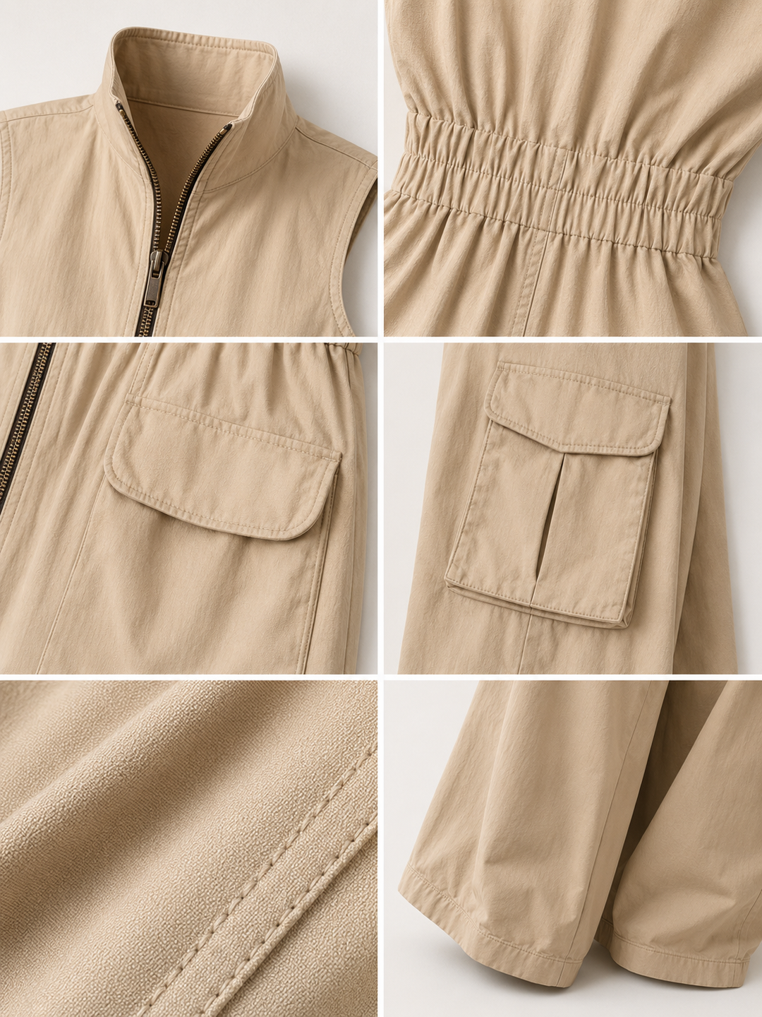 Ursula™ Utility Cargo Jumpsuit