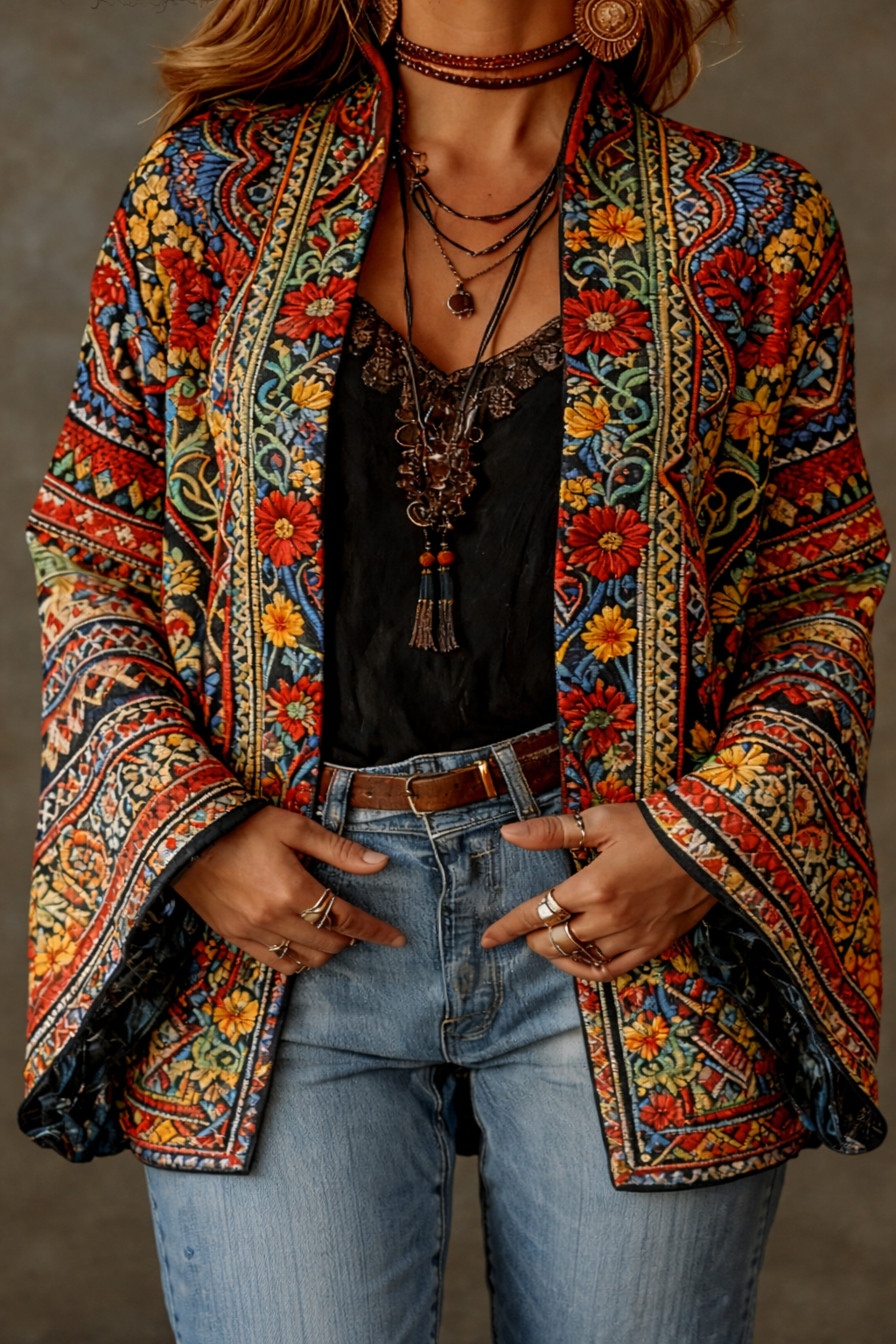 Noelle™ | Bohemian Kimono Jacket