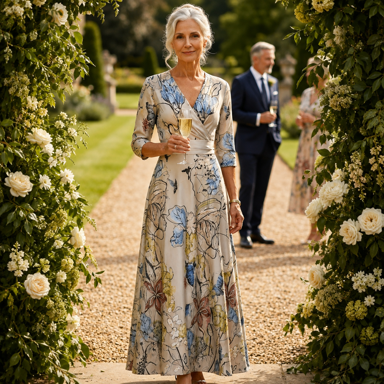 Ysa - Chic Dress with Floral Print