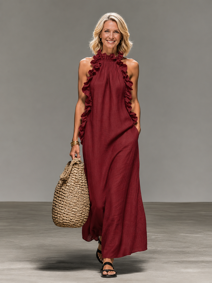Gwyneth | Ruffled Maxi Dress