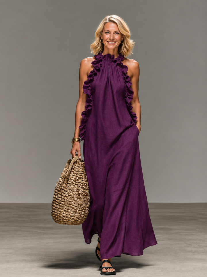Gwyneth | Ruffled Maxi Dress