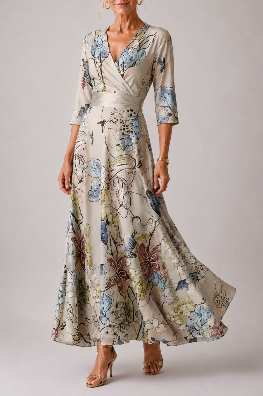 Ysa - Chic Dress with Floral Print