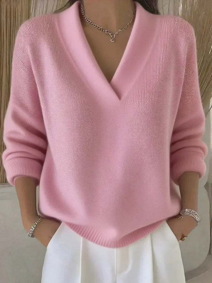 Vivelle™ | Relaxed V-Neck Sweater