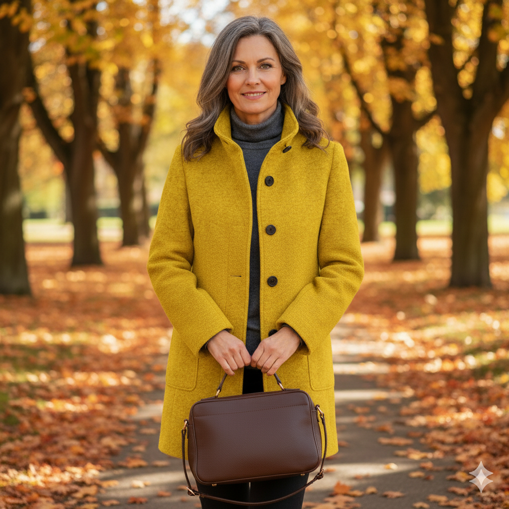 Tess | Classic Wool-Blend Coat for Women