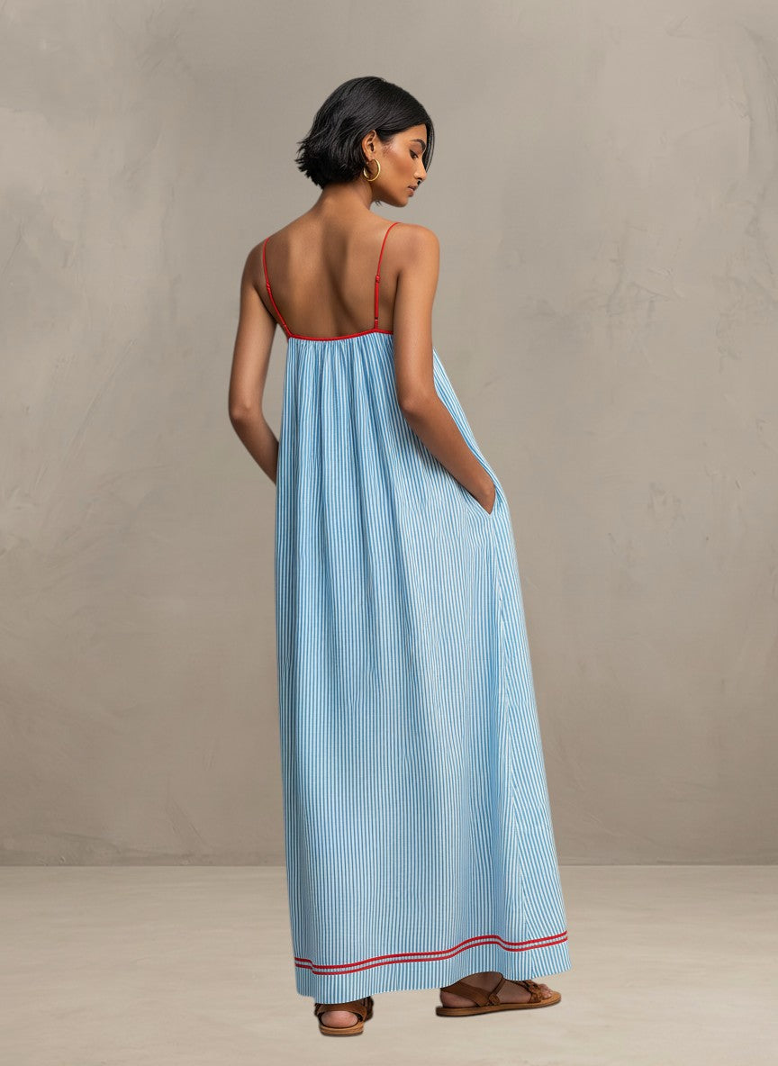 PAMELA | FLOWING SUMMER MAXI DRESS
