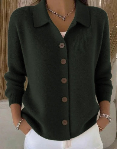 Ramona – Button-Up Turtleneck Cardigan