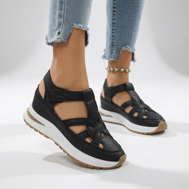 Aurélisse™ – Ergonomic Platform Sandals for Summer Comfort