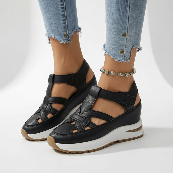 Aurélisse™ – Ergonomic Platform Sandals for Summer Comfort