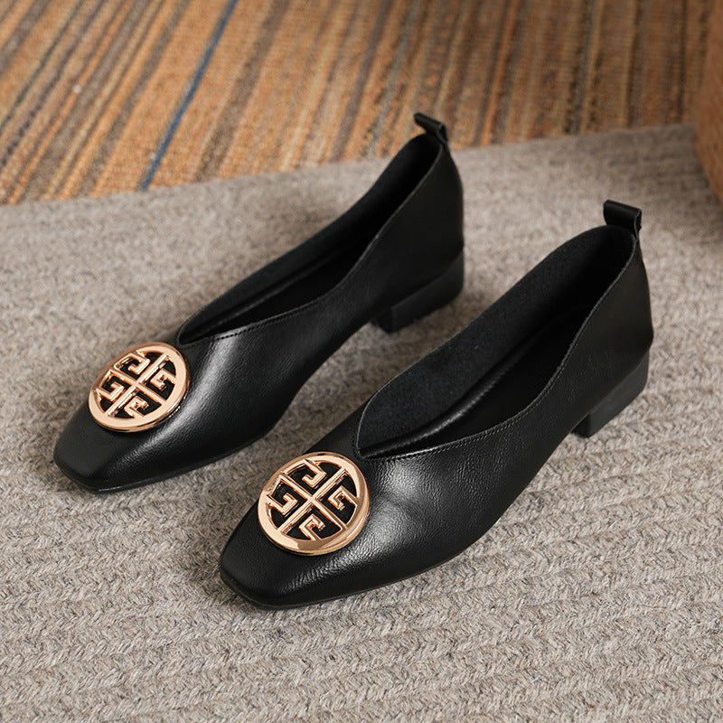 Orchard™ | Leather Square-Toe Flats