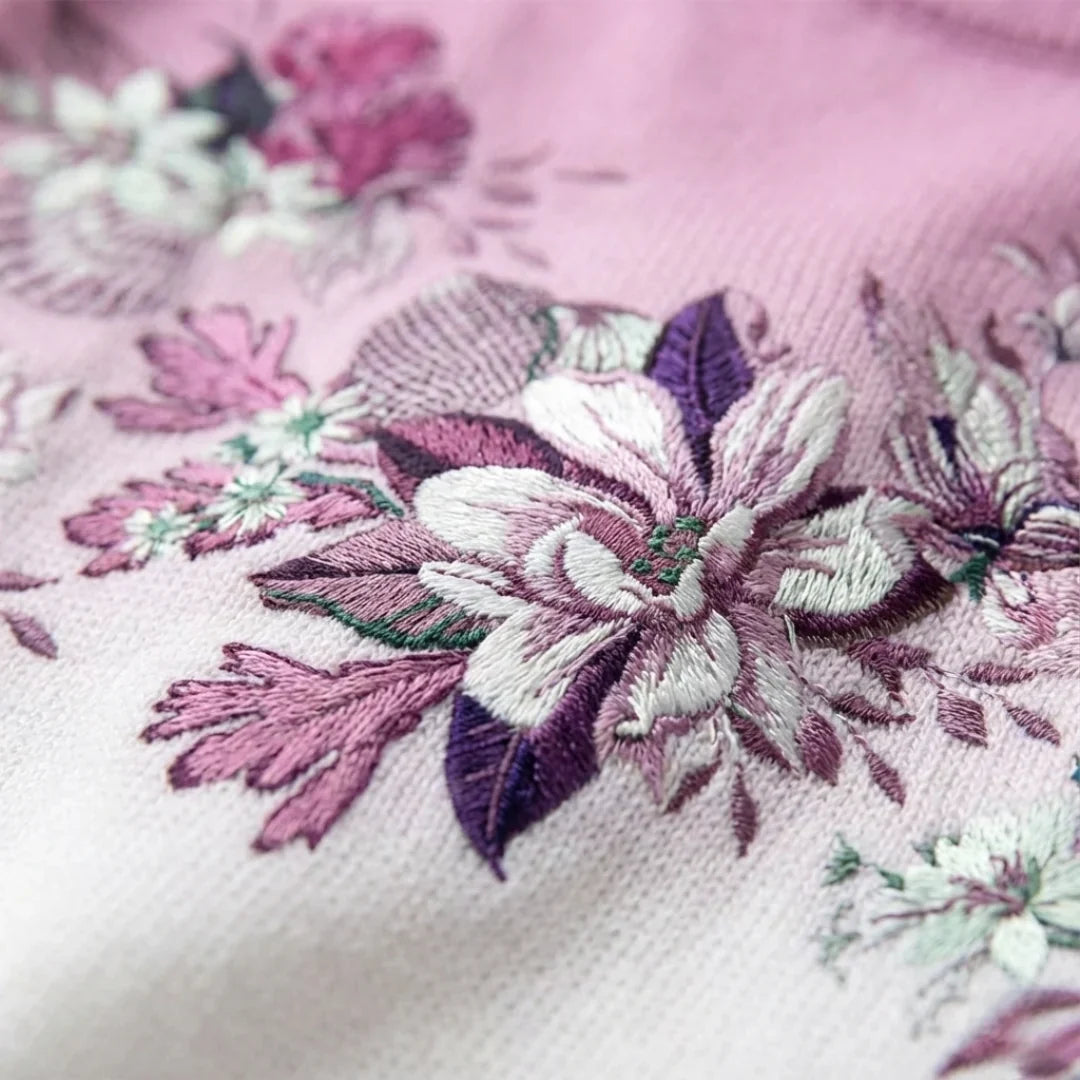 Kalani – Floral Turtleneck Sweater