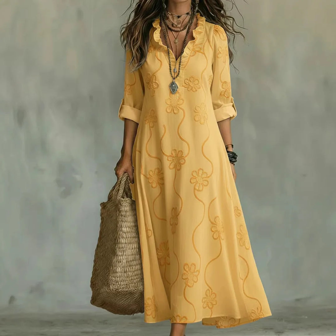Sienna™ | Tummy-Flattering Floral Summer Dress