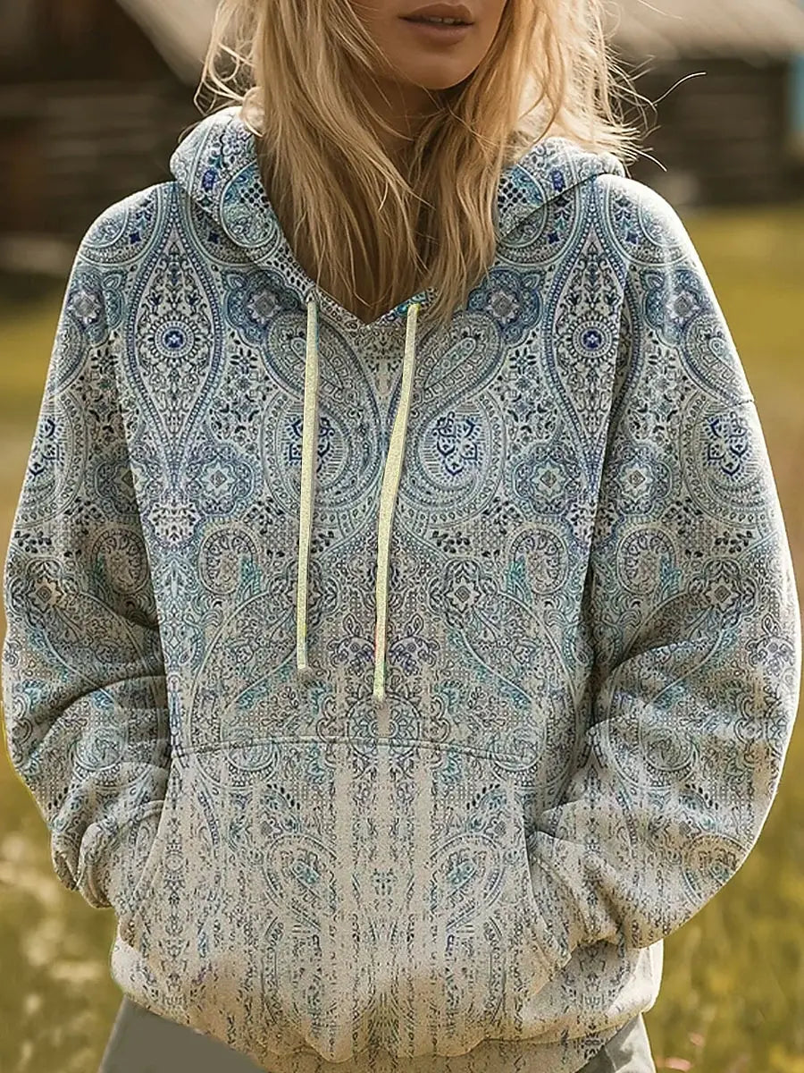 Kaelith™ | Rainbow Sunburst Graphic Hoodie