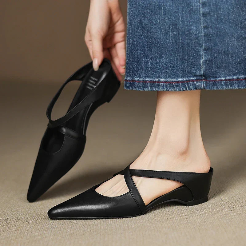Soraya™ | Genuine Leather Mules
