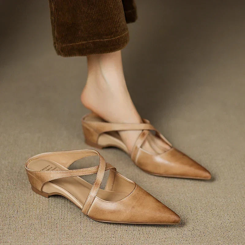 Soraya™ | Genuine Leather Mules