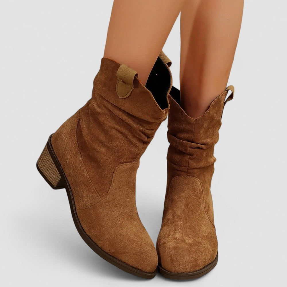 Shiloh™ | Slouch Western Ankle Boots