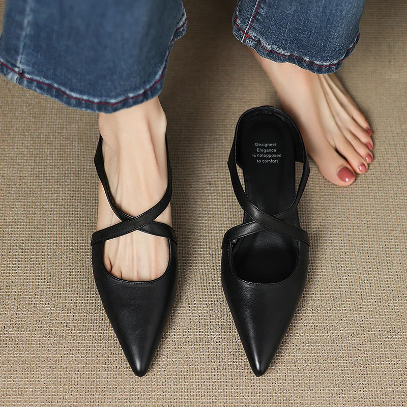 Soraya™ | Genuine Leather Mules