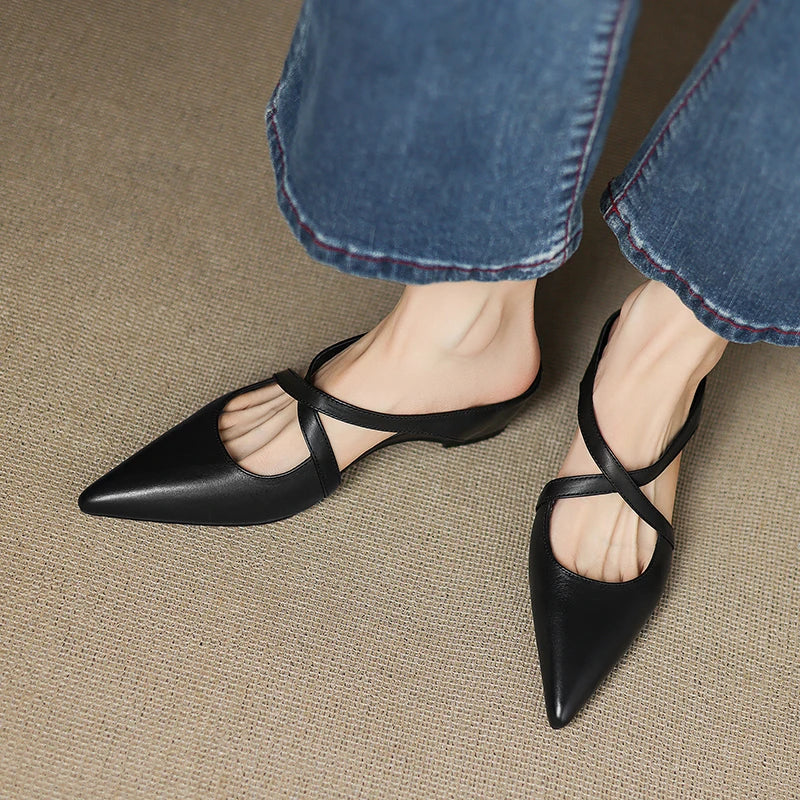 Soraya™ | Genuine Leather Mules