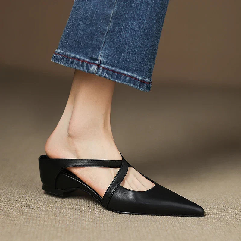 Soraya™ | Genuine Leather Mules
