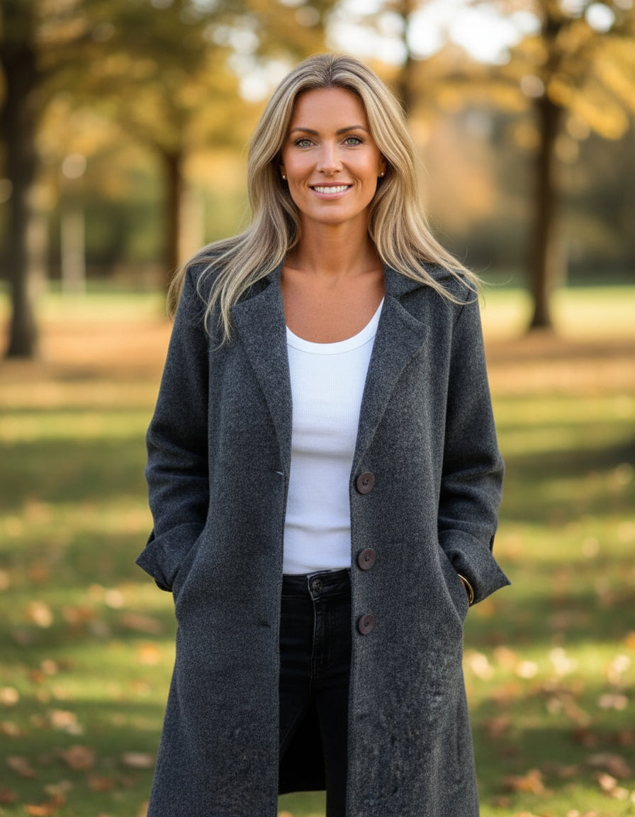 ROSAMUNDA | ELEGANT CARDIGAN COAT