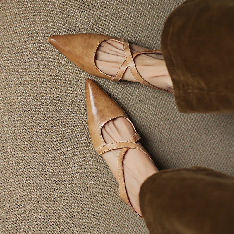 Soraya™ | Genuine Leather Mules