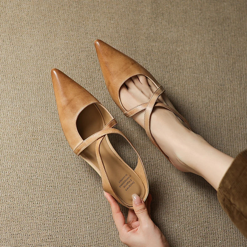 Soraya™ | Genuine Leather Mules