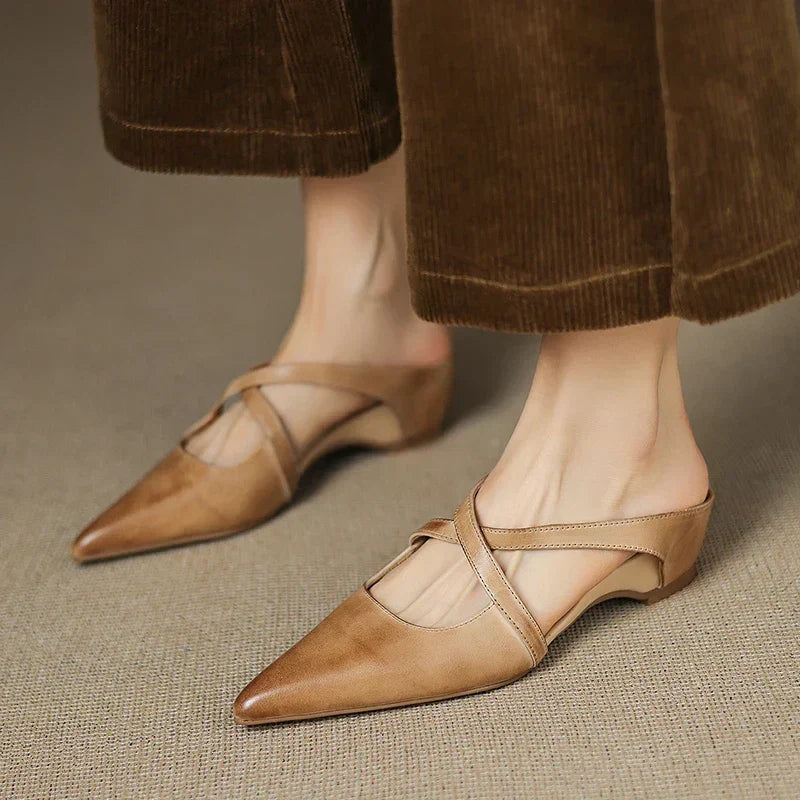 Soraya™ | Genuine Leather Mules