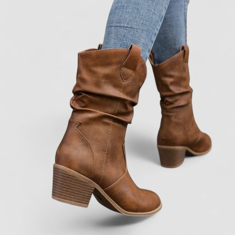 Vivian™ – Orthopedic Leather Boots