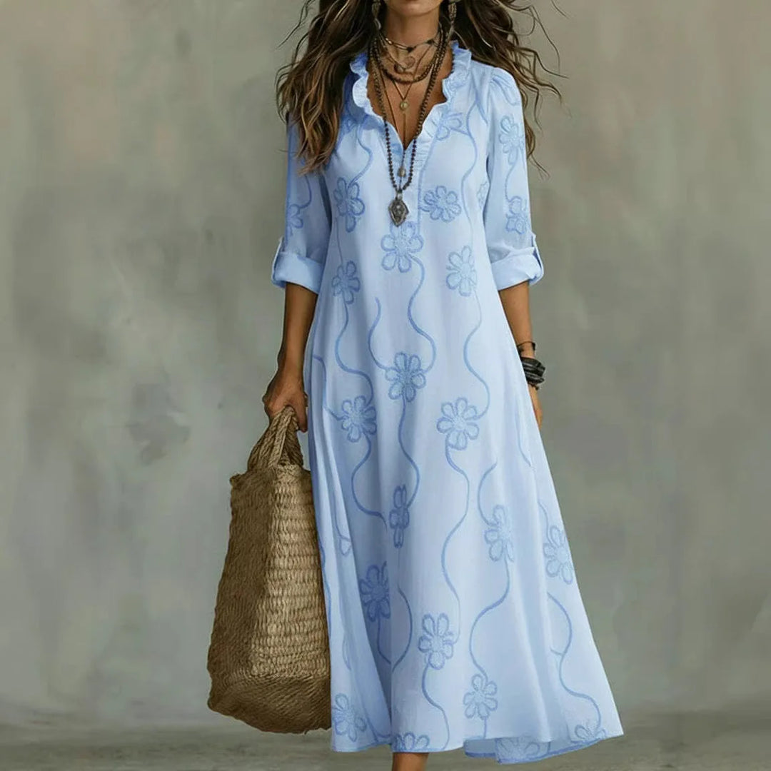 Sienna™ | Tummy-Flattering Floral Summer Dress