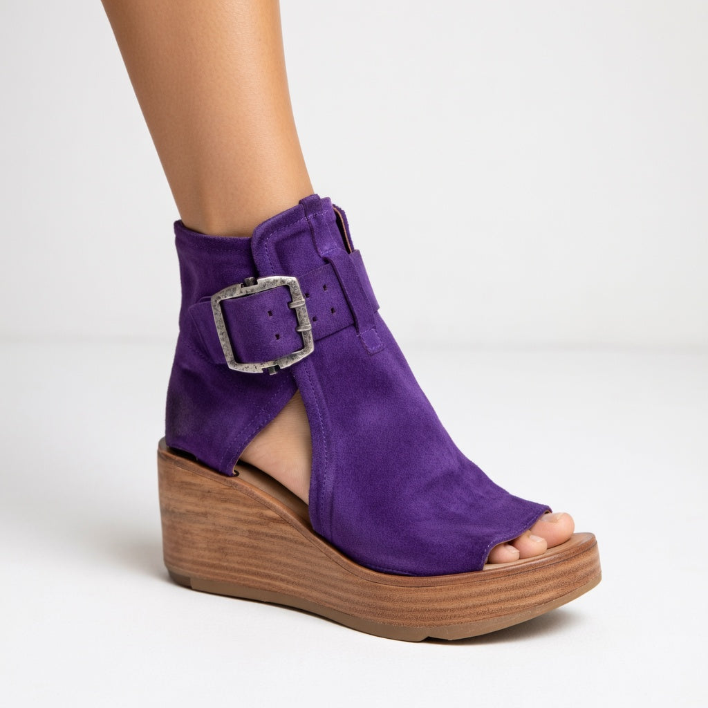 Aurelia™ - Modern Open Wedge Ankle Boots