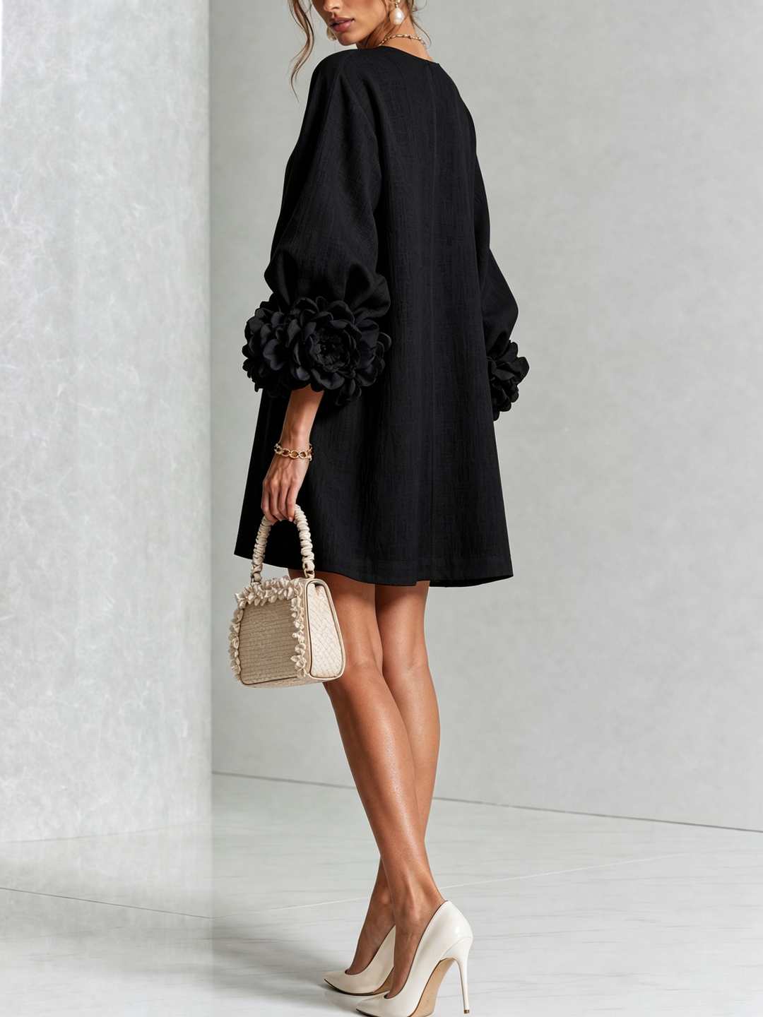 Florence™ | Floral Button-Down Mini Dress